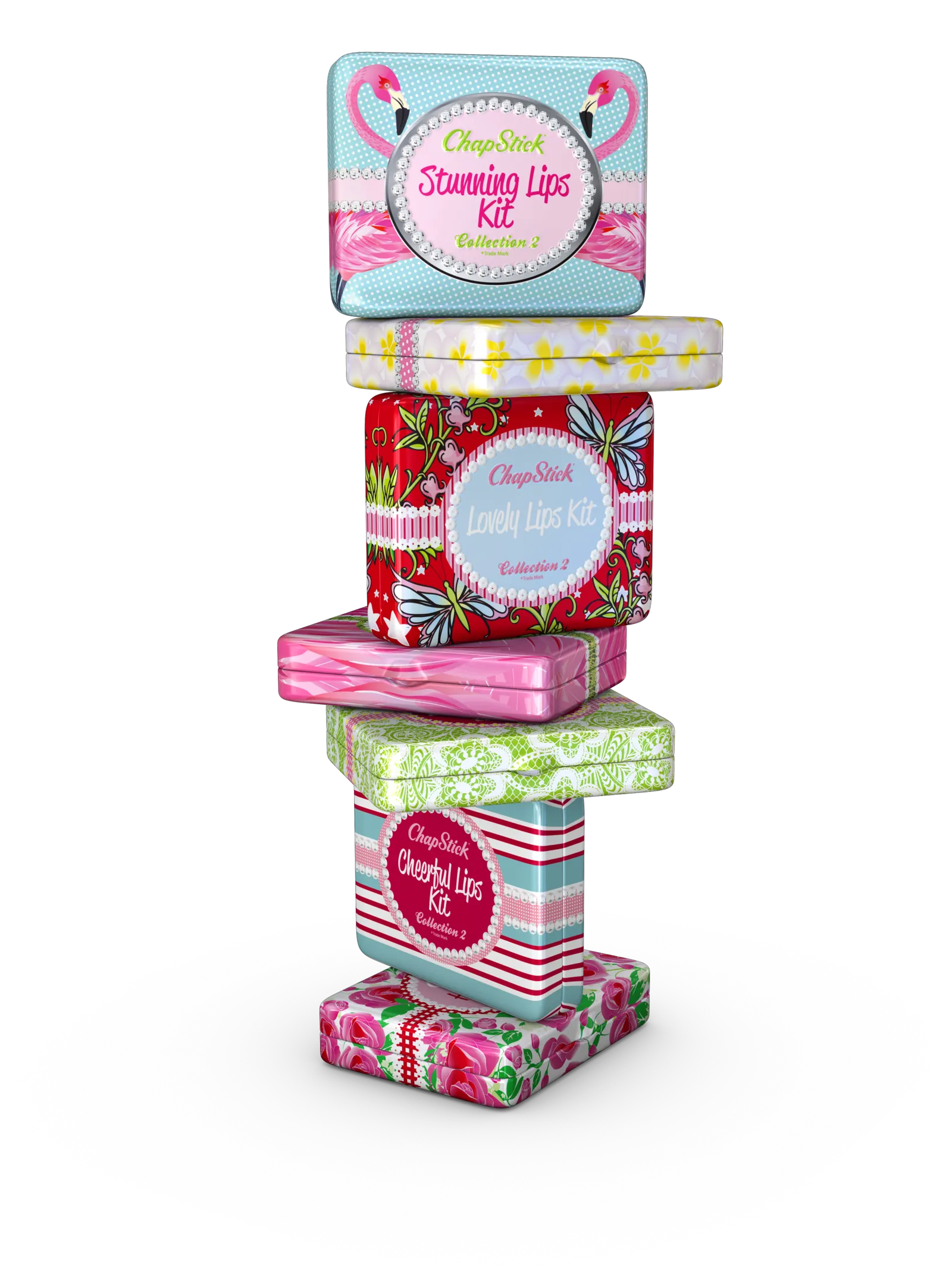 ChapStick – Lips Kit-æsker stablet i et tårn