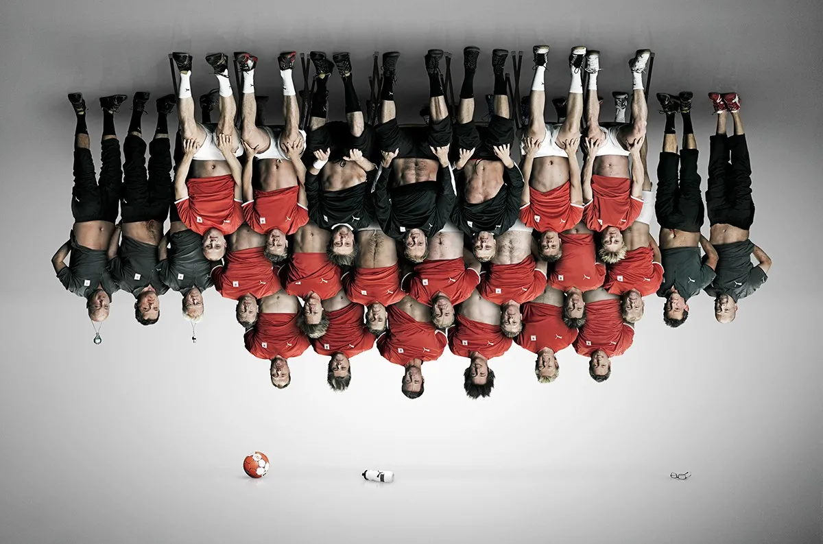 Danish handball – official team photo for Olympic Games in China